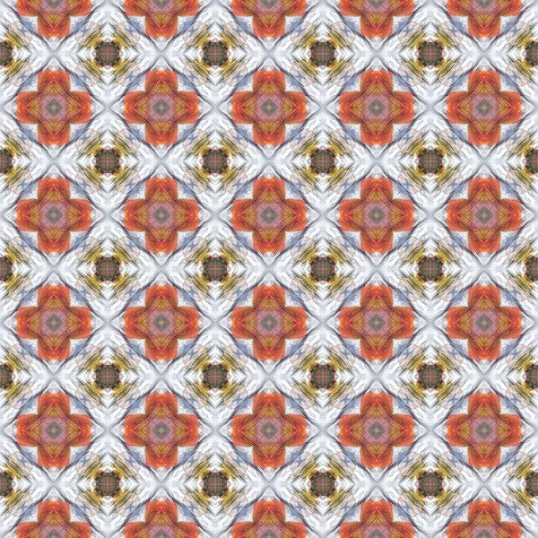 Ikat Nahtloses Muster Orientalisch Traditionelles Muster Ogee Ornament Wiederholte Marokkanische — Stockfoto