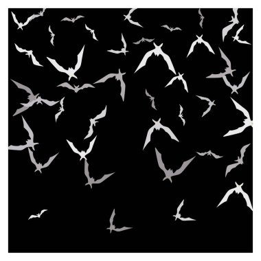 Uçan yarasalarla cadılar bayramı arkaplanı. Cadılar Bayramı parti kartı arkaplan şablonu. 