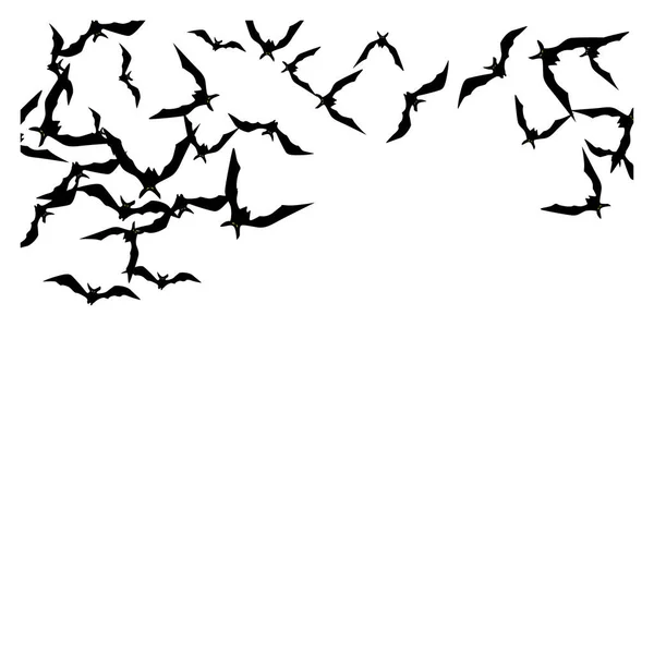 Απόκρημνο Φόντο Ιπτάμενες Νυχτερίδες Πρότυπο Φόντου Καρτών Haloween Κόμμα — Διανυσματικό Αρχείο