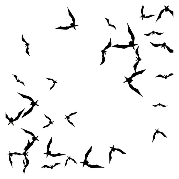 Haloween Sfondo Con Pipistrelli Volanti Haloween Partito Carta Sfondo Modello — Vettoriale Stock