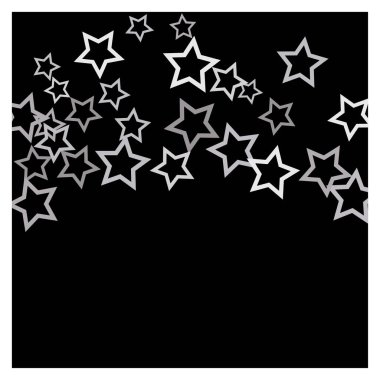 Renkli Yıldızlar Konfeti, Gizemli Parlak Vektör Arkaplanı. Moda Parlayan Sihirli Parıltı, Işıklar. 