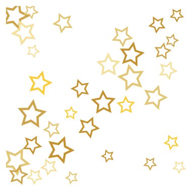 Renkli Yıldızlar Konfeti, Gizemli Parlak Vektör Arkaplanı. Moda Parlayan Sihirli Parıltı, Işıklar.