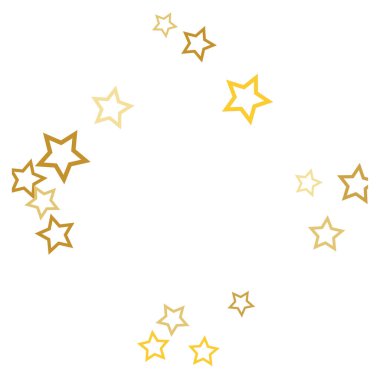 Renkli Yıldızlar Konfeti, Gizemli Parlak Vektör Arkaplanı. Moda Parlayan Sihirli Parıltı, Işıklar.