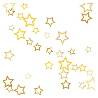 Renkli Yıldızlar Konfeti, Gizemli Parlak Vektör Arkaplanı. Moda Parlayan Sihirli Parıltı, Işıklar.