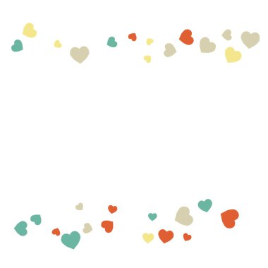 Kalplerin Arkaplanı. Aşk tarzı. Konfeti dokusu. Romantik baskı.