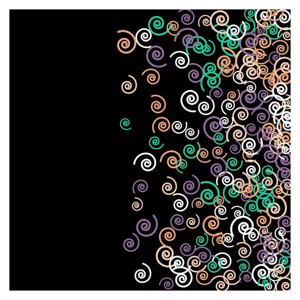 Святковий Фон Барвистими Спіральми Модний Візерунок Листівок Друку Банера Або — стоковий вектор
