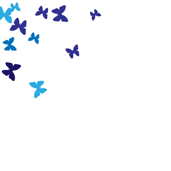 Sommer Hintergrund Mit Bunten Schmetterlingen Einfaches Feminines Muster Mit Schönen — Stockvektor
