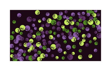 Tebrik kartı ya da poster için basit şekillendirilmiş dutlu kadınsı çiçek deseni. İlkel Stil 'de saf Daisy Berries. Bahar veya Yaz Tasarımı için Vektör Arkaplanı.