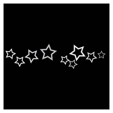 Renkli Yıldızlar Konfeti, Gizemli Parlak Vektör Arkaplanı. Parlak Sihirli Parıltı, Işıklar. Reklamlar, posterler için Düşen Renkli Yıldızlar Konfeti. 