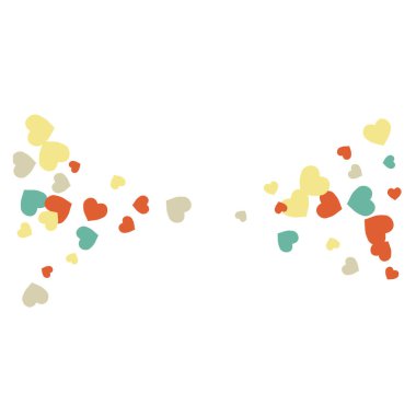 Kalplerin Arkaplanı. Aşk tarzı. Konfeti dokusu. Romantik baskı.