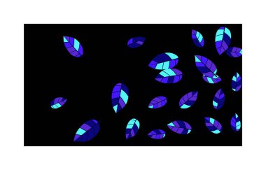 Tebrik kartı ya da poster için yaprakları olan güzel bir desen. Bahar veya yaz tasarımı için vektör arkaplanı.