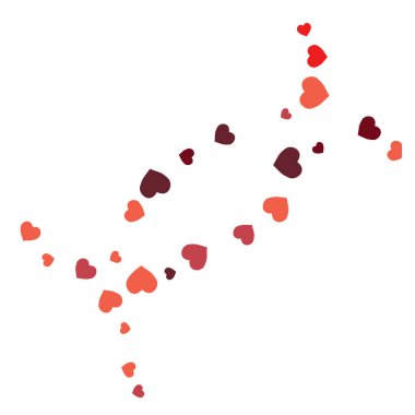 Kalplerin Arkaplanı. Aşk tarzı. Konfeti dokusu. Romantik baskı.