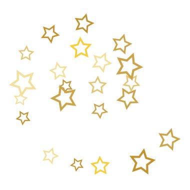 Renkli Yıldızlar Konfeti, Gizemli Parlak Vektör Arkaplanı. Moda Parlayan Sihirli Parıltı, Işıklar. 