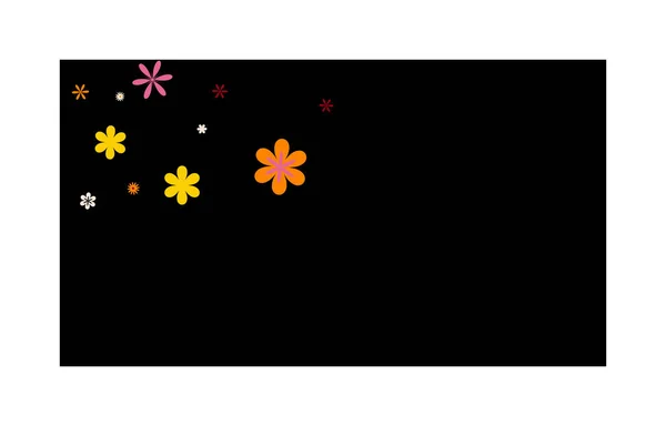 Jemný Květinový Vzor Jednoduchými Malými Květinami Pro Blahopřání Nebo Plakát — Stockový vektor