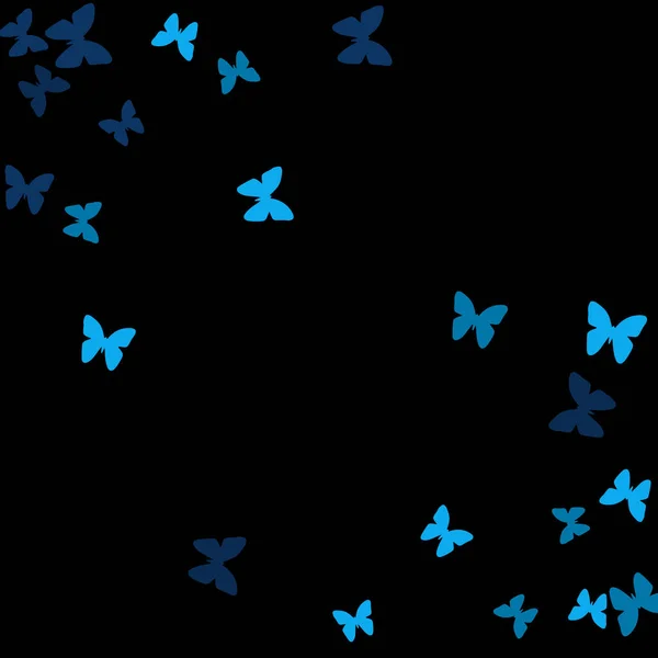 Летний Фон Красочными Бабочками Простой Женский Узор Красивыми Силуэтами Бабочки — стоковый вектор