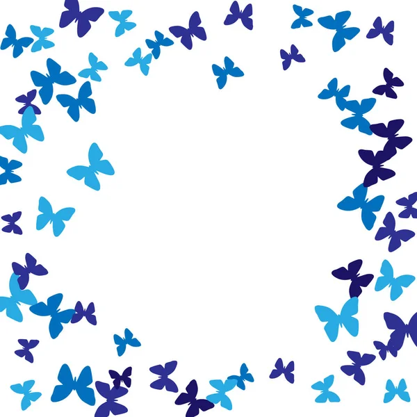 有彩色蝴蝶的夏天背景 简单的卡片 邀请函 印刷品的女性模式 时尚的装饰与美丽的蝴蝶轮廓 有蛾的病媒背景 — 图库矢量图片