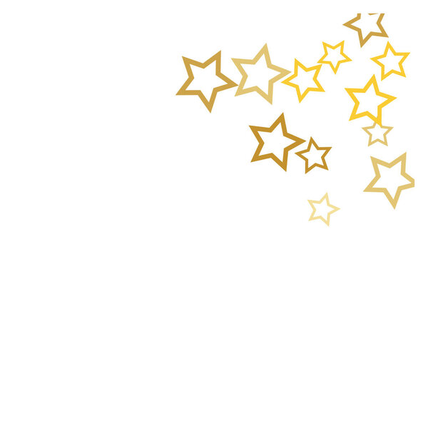 Colorful Stars Confetti, Mystery Sparkling Vector Background. Trendy Glowing Magic Glitter, Lights. Festive Falling Colorful Stars Confetti for Ads, Posters. 