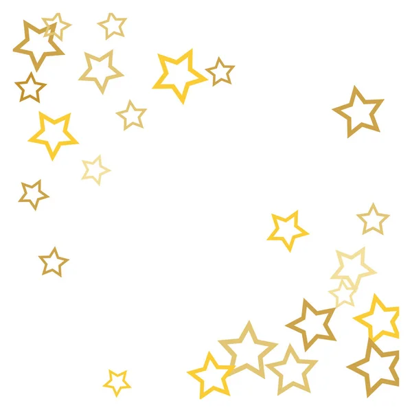 미스터리 스파클링 Vector Background 마법의 Festive Falling Colorful Stars Confetti — 스톡 벡터