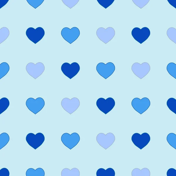 Corazones Fondo Estilo Amor Textura Perfecta Impresión Romántica — Vector de stock