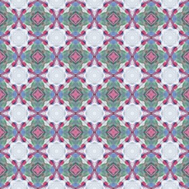 Kusursuz bir şablon. Geleneksel oryantal model. Ogee süsü. Tekrarlanan maroccan haçları mozaik fayanslar. Geleneksel, Etnik. 