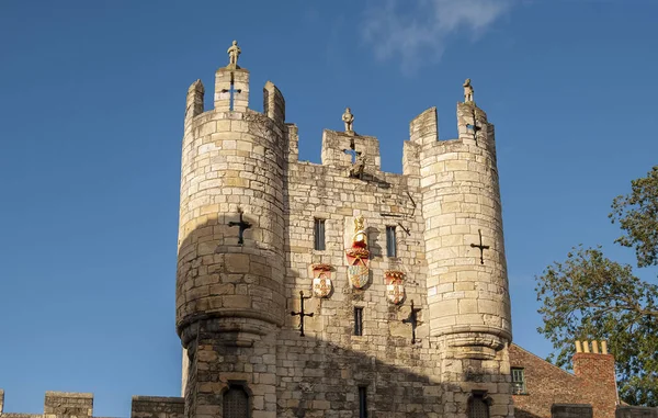 York Yorshire England Spojené Království Srpna2014 York Micklegate Stará Středověká — Stock fotografie