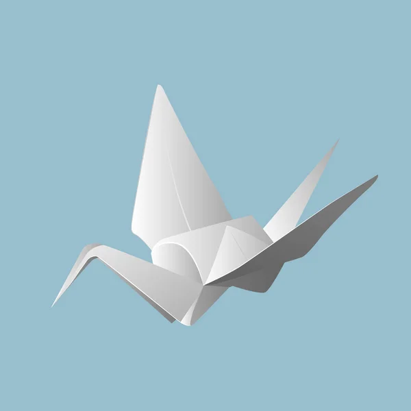 Vektorillustrationen mit Origami — Stockvektor
