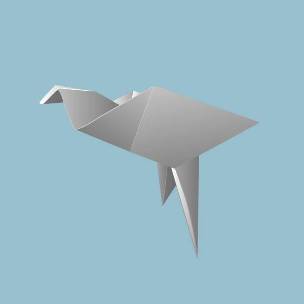 Ilustraciones vectoriales con origami — Vector de stock