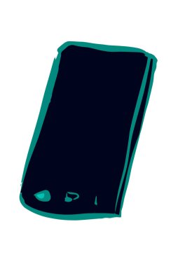 Elle çizilmiş doodle ile nesne. Özensiz tarzda kroki