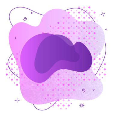 Etkili pazarlama için soyut nokta tasarımı