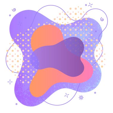 Etkili pazarlama için soyut nokta tasarımı