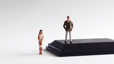 Terfi ederken cinsiyet eşitsizliği kavramı.