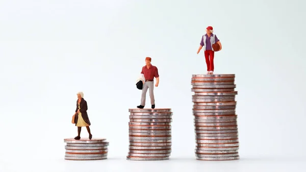 Diferencias Salariales Por Concepto Trabajo — Foto de Stock