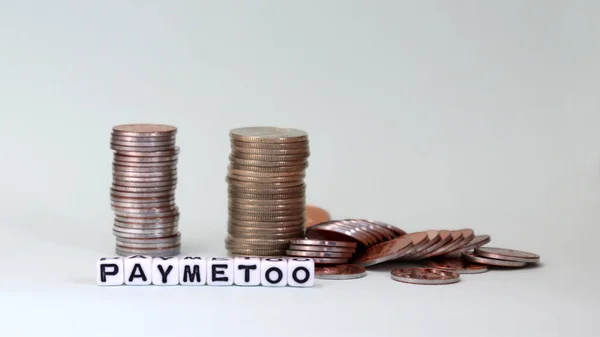 Paymetoo Como Una Nueva Campaña Para Cerrar Brecha Salarial Entre —  Fotos de Stock