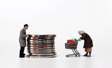 Minyatür insanlar. Gelir eşitsizliği kavramı.