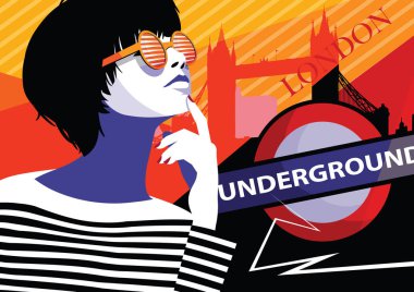 Londra 'da moda sanatında moda kadını