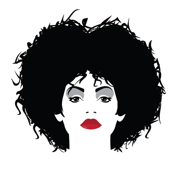 Mujer de moda en estilo Pop art. Ilustración vectorial — Vector de stock