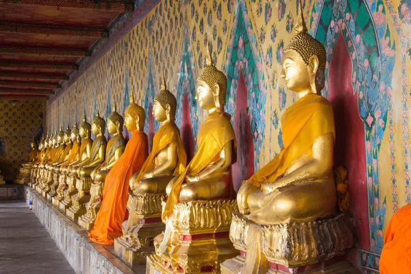 Statue Buddha Wat Arun Bangliguthailandia — Foto Stock