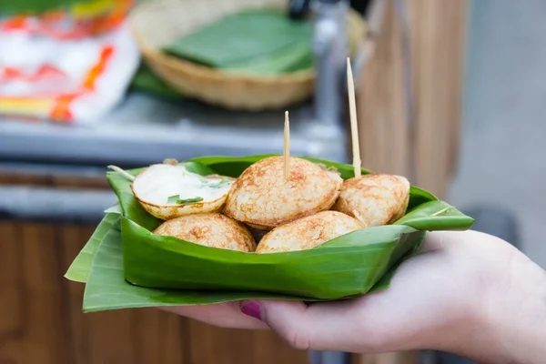 Мокрое Мясо Вид Тайского Сладкого Мяса — стоковое фото