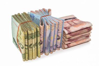 Thai para banknotları yakın plan geçmişi