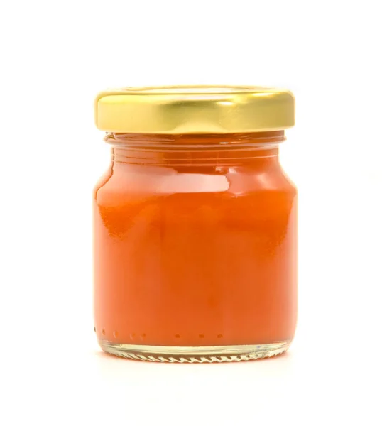 Bottiglia Ketchup Isolato Sfondo Bianco — Foto Stock