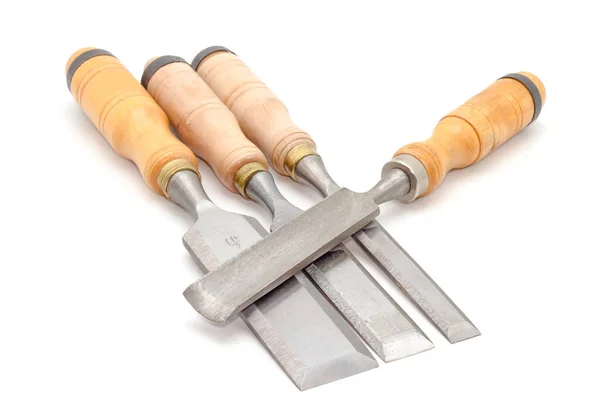 Carpenter Chisel White Background — Stock Photo, Image