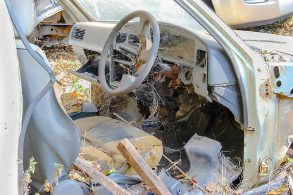 Car Wreck Junkyard — Stock Photo, Image