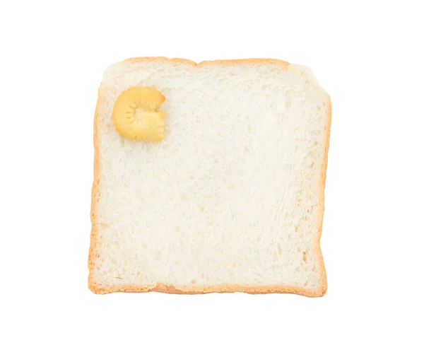 Kekse Abc Mit Brot Mit Buchstaben Isoliert Auf Weißem Hintergrund — Stockfoto