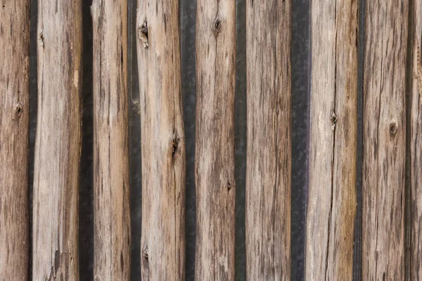 Old Wooden Palisade Background — Stock Photo, Image