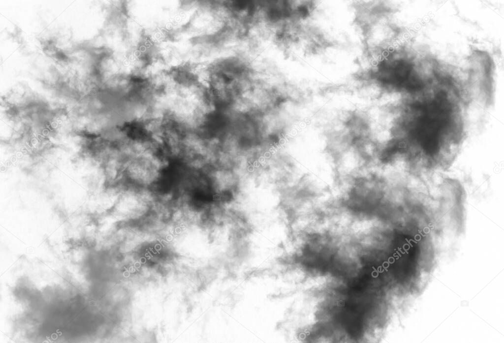 Textured Smoke, Abstract black