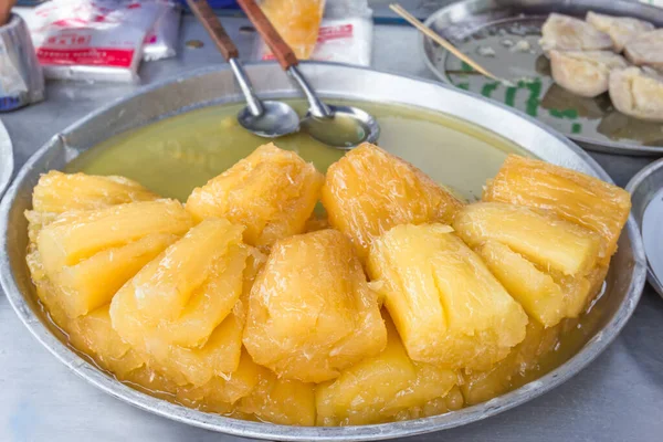 Manioc Tapiopca Sirop Dessert Thaïlandais — Photo