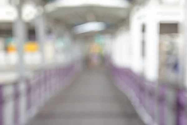 Blur Abstract Walkway Train — Stock Photo, Image