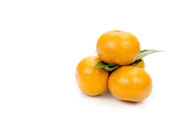 Group Oranges White Background — Stock Photo, Image