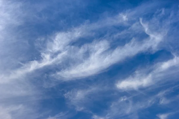 Céu Azul Nublado Fundo — Fotografia de Stock