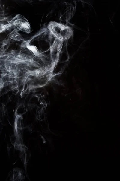 Unscharfes Rauchförmiges Monster Schwarzer Hintergrund — Stockfoto